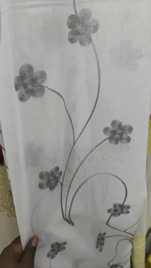 Grey Curtain Matching Sheers