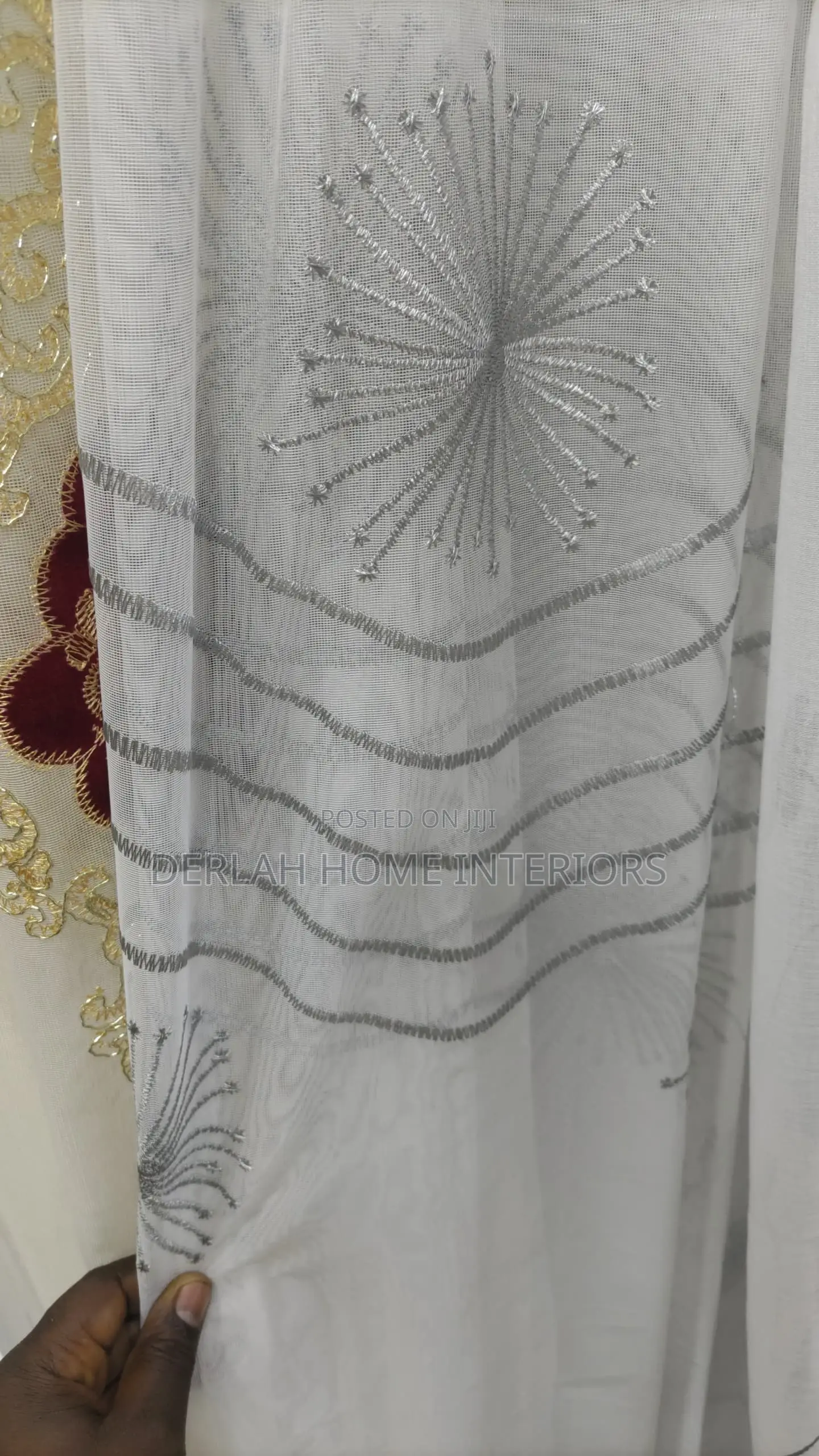 Brown Curtain Matching Sheers