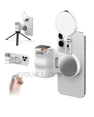 Telesin Fun Shot Magnetic Phone Camera Grip + Magnetic Selfie Light
