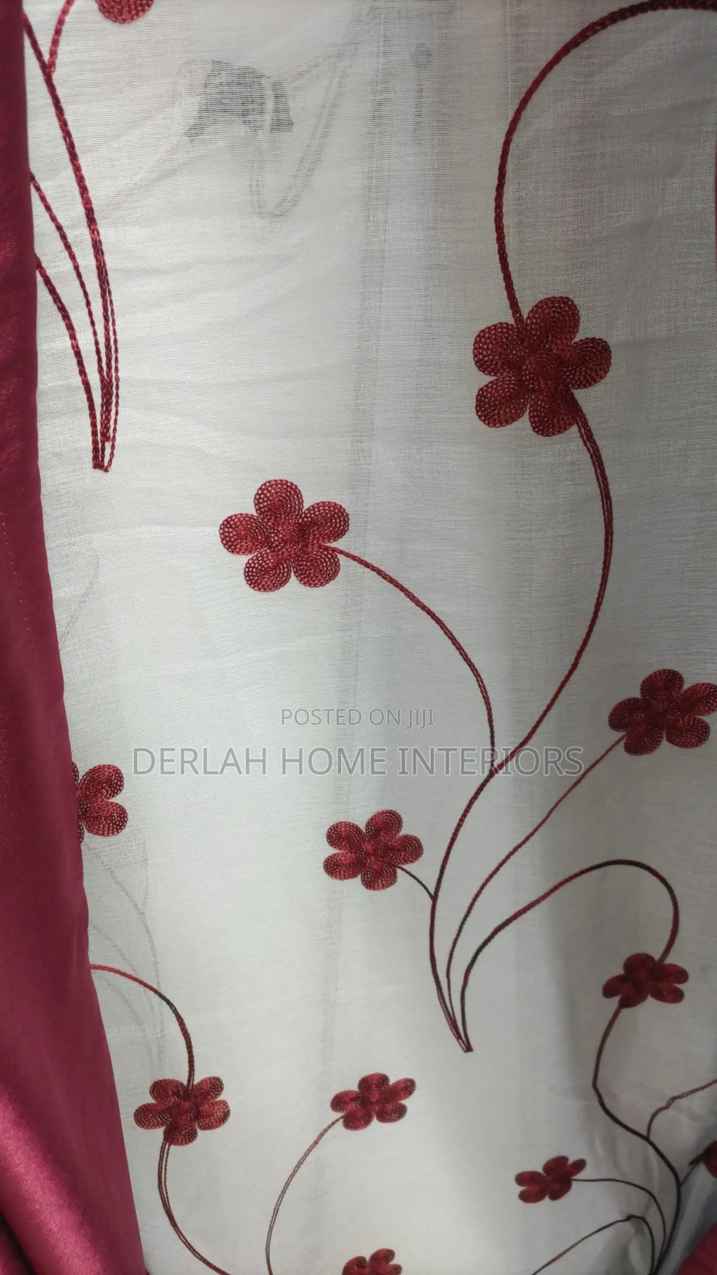 Maroon Curtain Designs