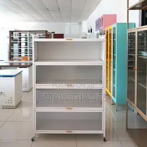 5-Tier Kitchen Storage Cabinet With Flip Doors