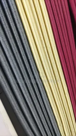 Dark Grey Curtain ,Cream and Maroom