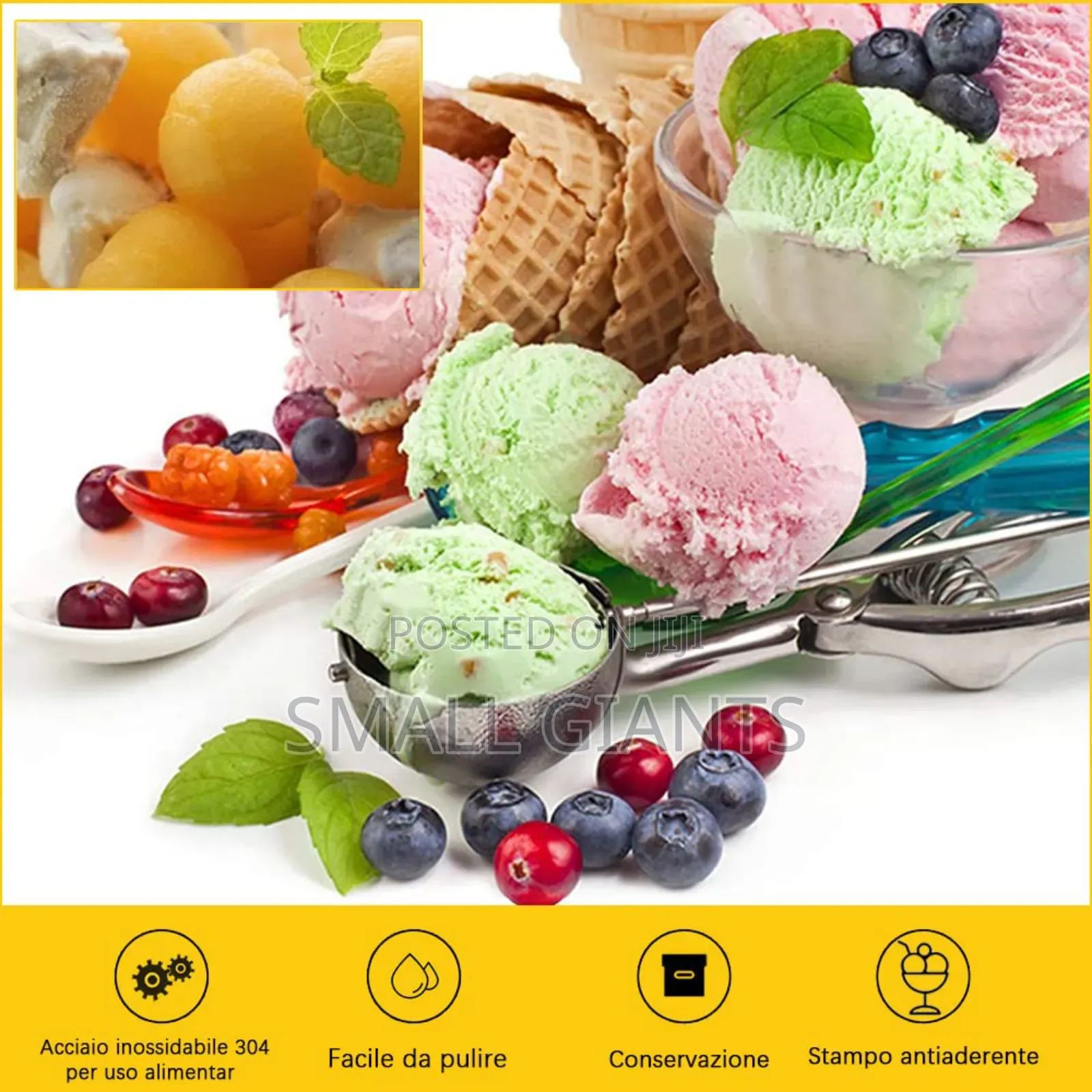 Stainless Steel Ice Cream Dispenser Spoon