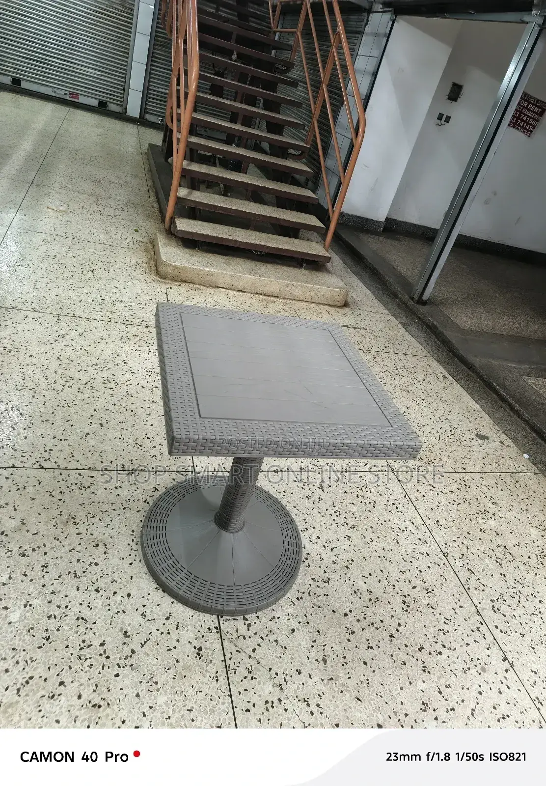 Indoor Outdoor Plastic Table 60cm by 60cm