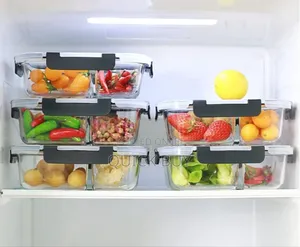 3pieces Food Safe Microwave Oven Bowls Fridge Container