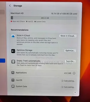 Laptop Apple MacBook Pro 2017 16GB Intel Core i7 HDD+SSD 500GB