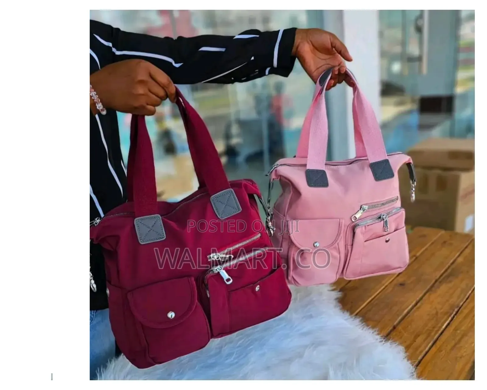 Baby Diaper Bag-Pink Red