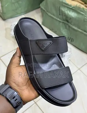 Original Men’S Double Strap Prada Luxury Sandals