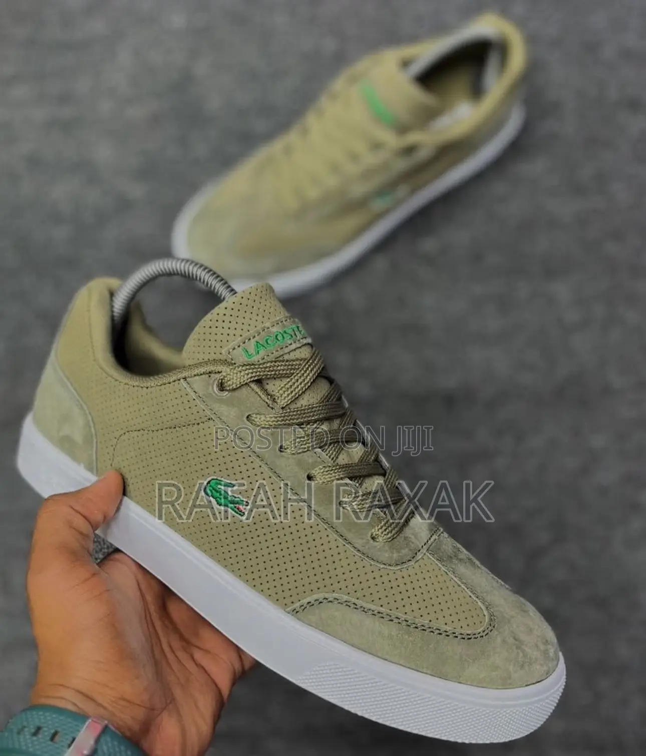 Original Classic Green/White Lacoste Smart Casual Sneakers
