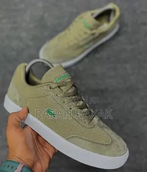 Original Classic Green/White Lacoste Smart Casual Sneakers