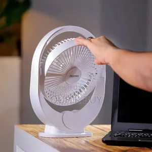 Geepas 8" Rechargeable Fan With Led Light- Gf21120