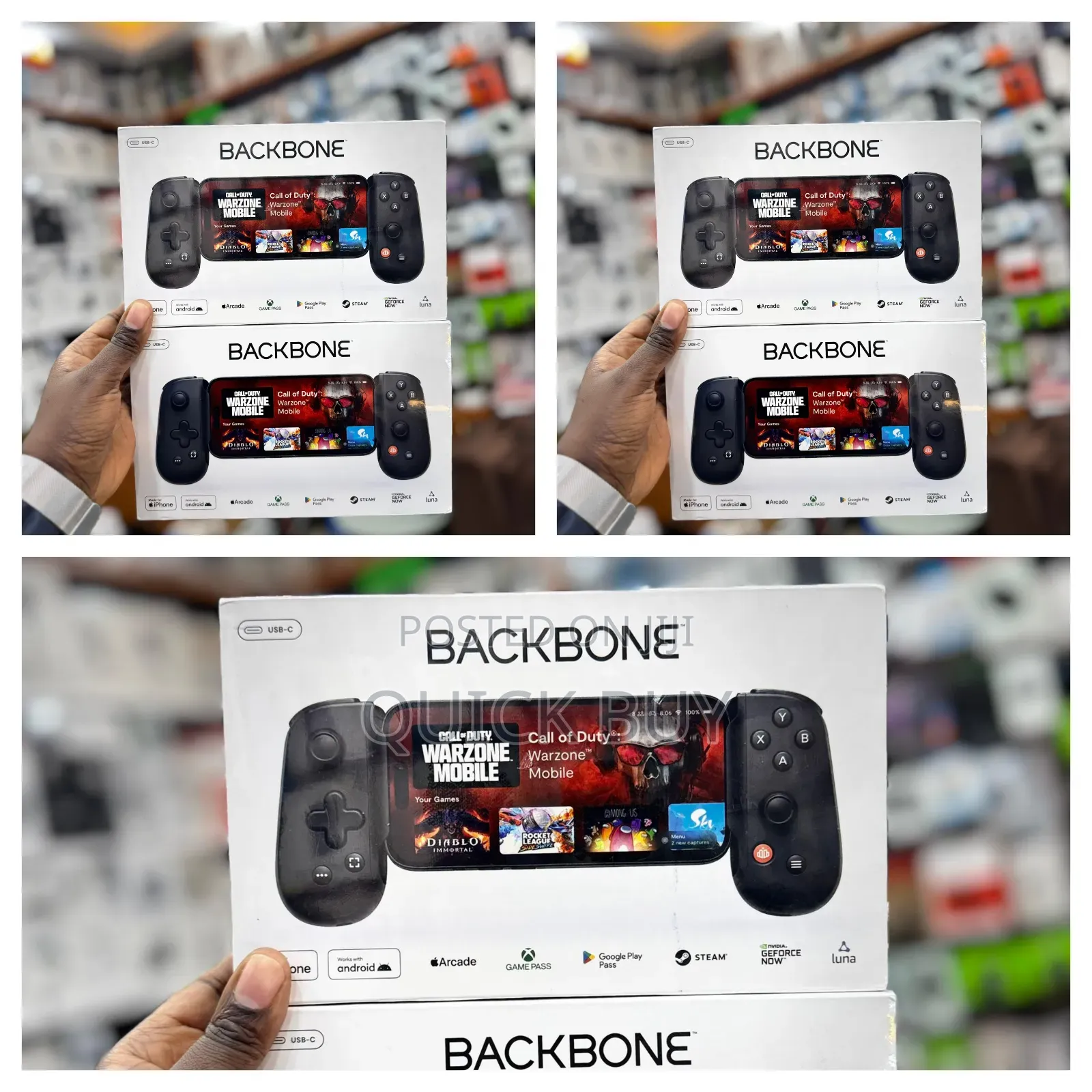 Backbone One Gaming Controller for Android and iPhone 15/16 Series