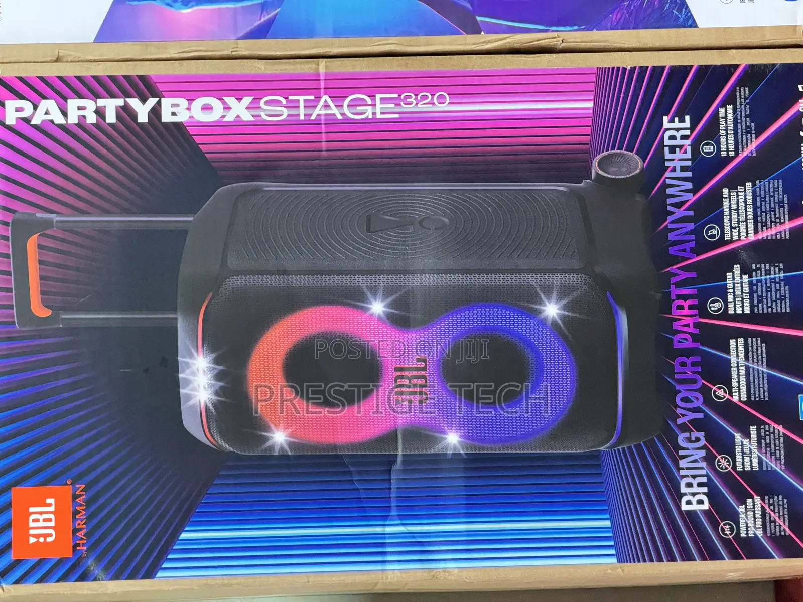 JBL Partybox Stage 320 Bluetooth Speaker (Party Box 320)