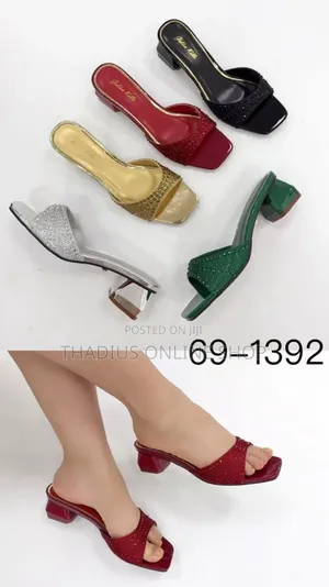 Ladys Short Heels Shoes