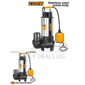 Ingco Submersible Pump Spdb22008 -Orange, Silver