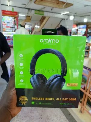 Oraimo Boompop Lite Enc Over-Ear Wireless Headphones.