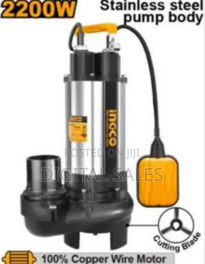 Ingco Submersible Sewage Water Pump 750w (1.0hp) Spds7508-5-