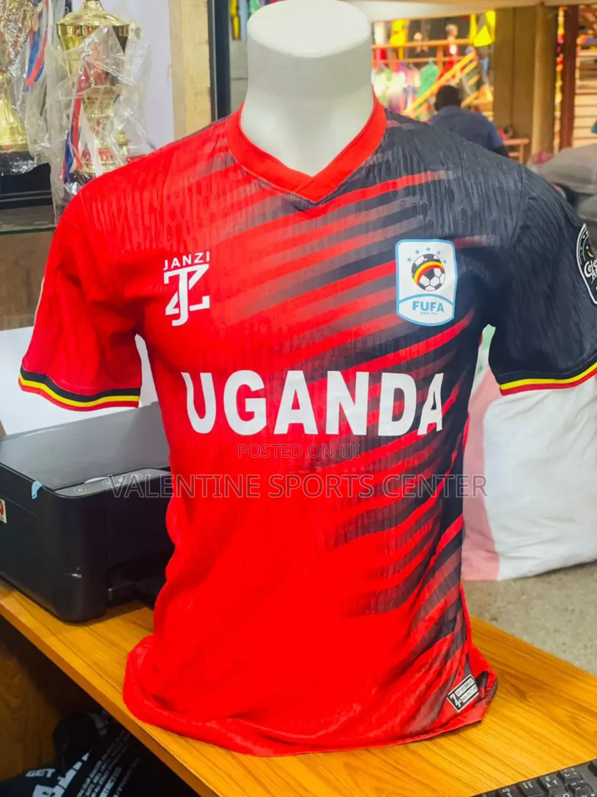 Janzi Uganda Crane Jersey Original Material All Colors and Sizes