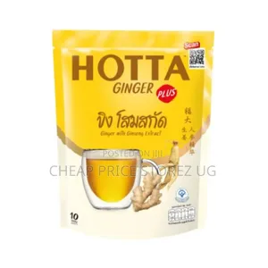 Instant Ginger Tea With Ginseng Extract – Hotta Plus (10 Sachets)
