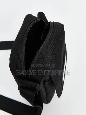 Text Printed Men's Sling Bag