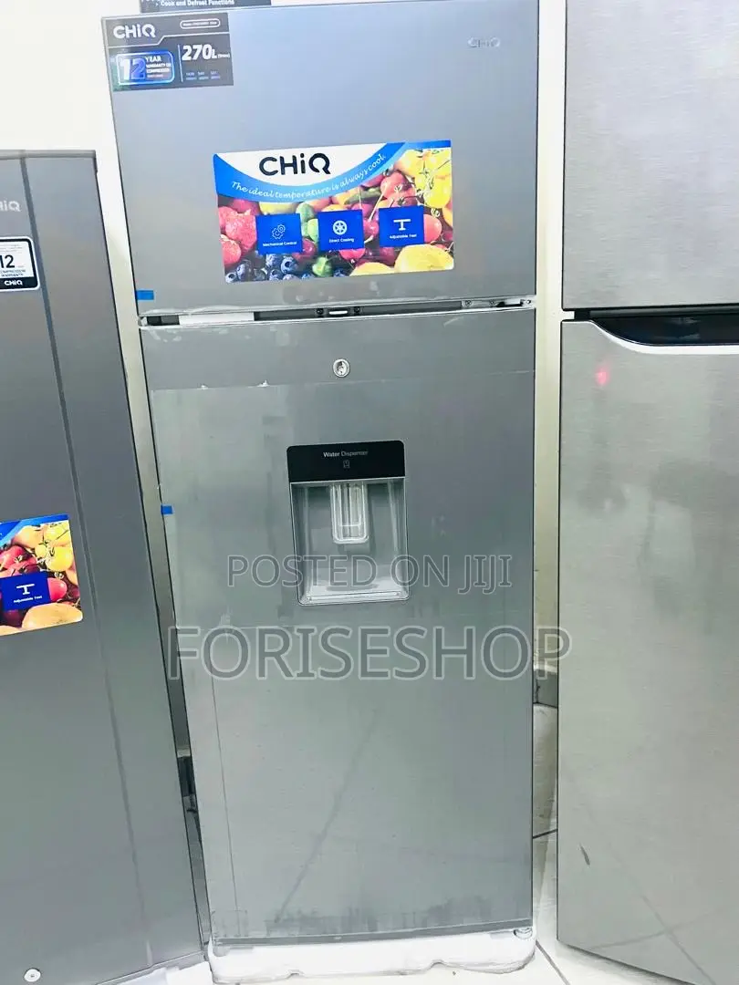 Chiq 270l Double Door Fridge