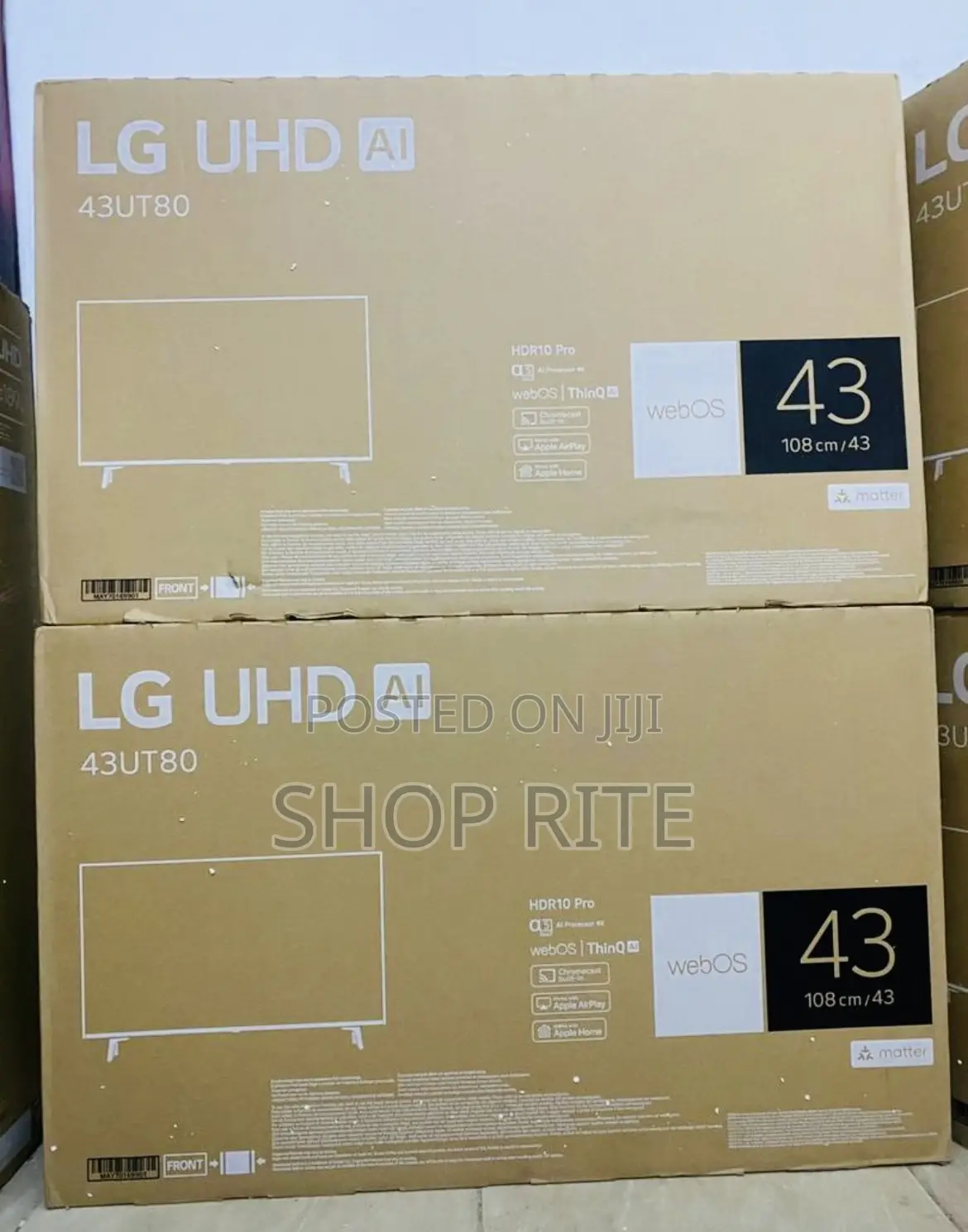 Lg 43 Inches Uhd Ut80 Smart TVS