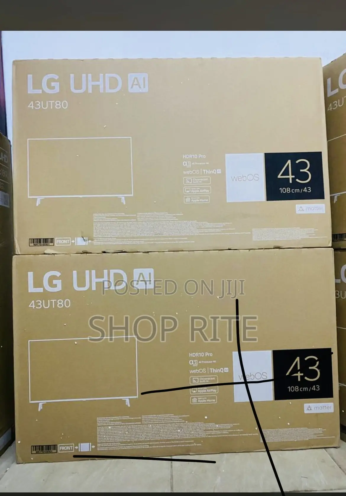 Lg 43 Inches Uhd Ut80 Smart TVS