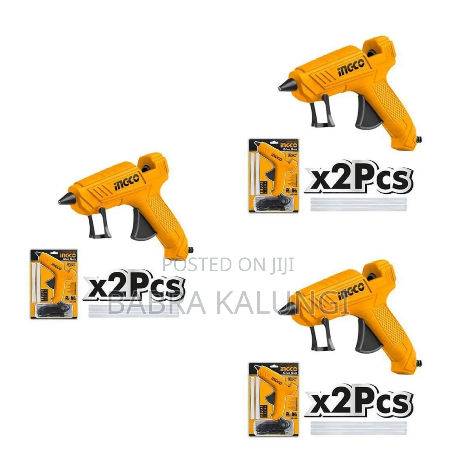 Ingco Glue Gun 2pcs Glue Sticks