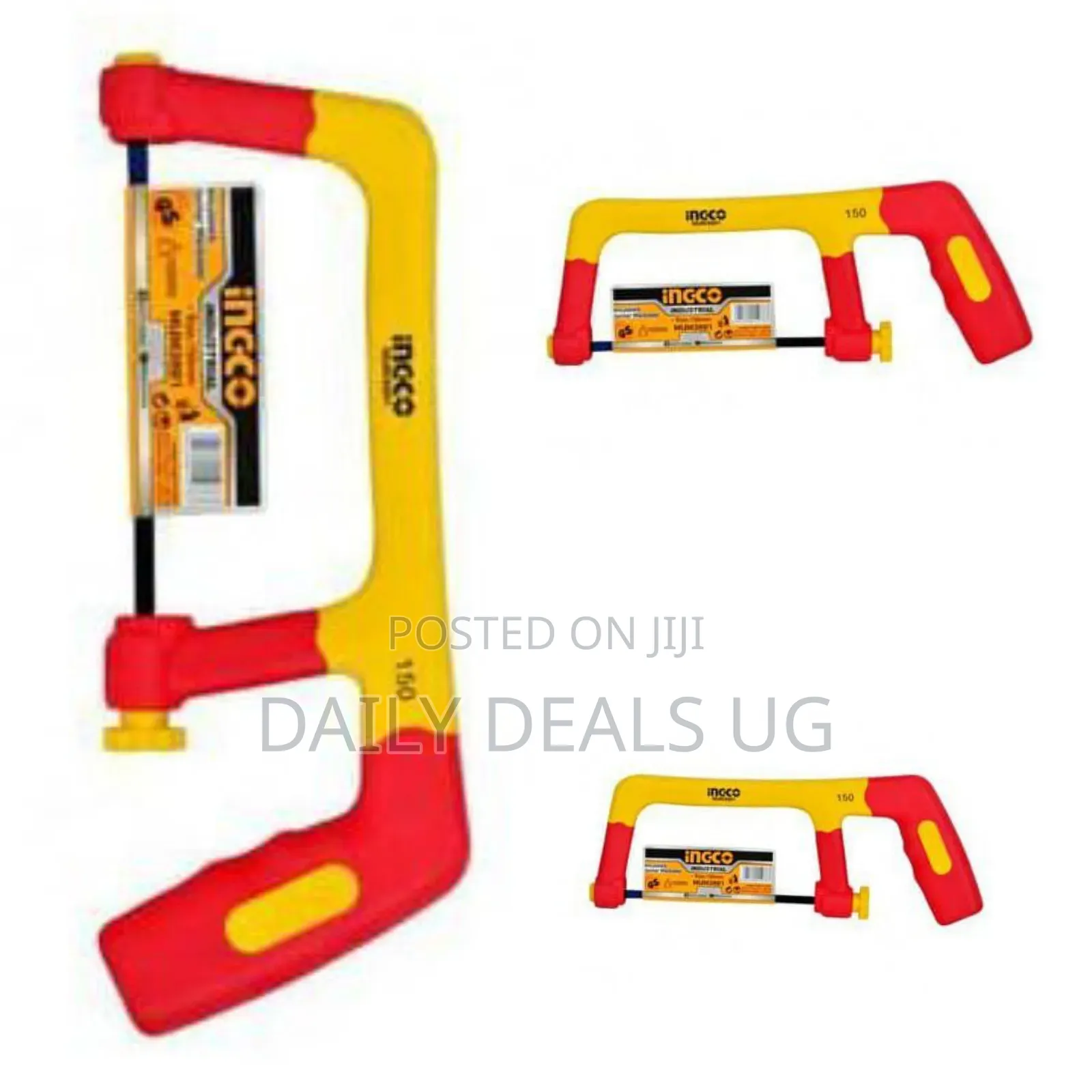 Ingco Insulated Junior Hacksaw (150mm) Hijh3001 -Red/Yellow