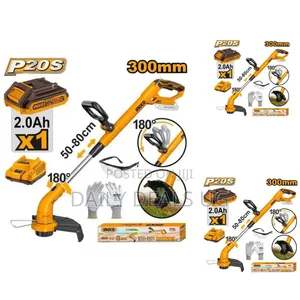 Ingco P20s 20v Lithium-Ion Cordless Grass Trimmer Cgtli20301 Ing-Gt