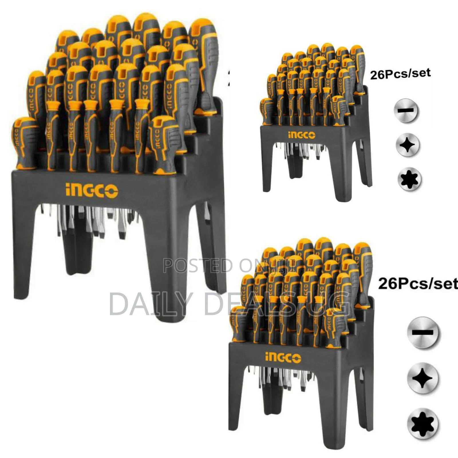 Ingco 26 Piece Screwdriver Set