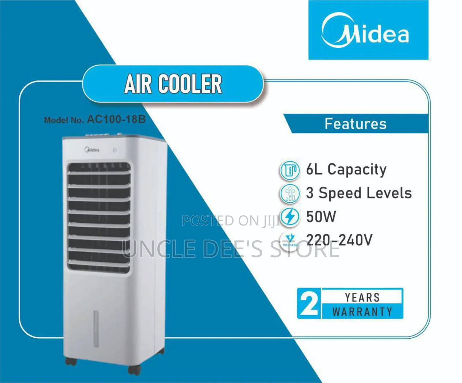 Midea 6l Air Cooler