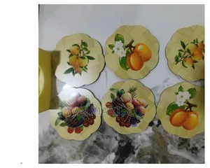 Round Shaped Bamboo Table Coasters