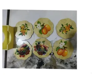 Round Shaped Bamboo Table Coasters