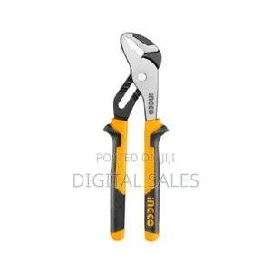 Ingco 255mm Rubber Grip Scissors Stainless Steel Long Blade - Orange