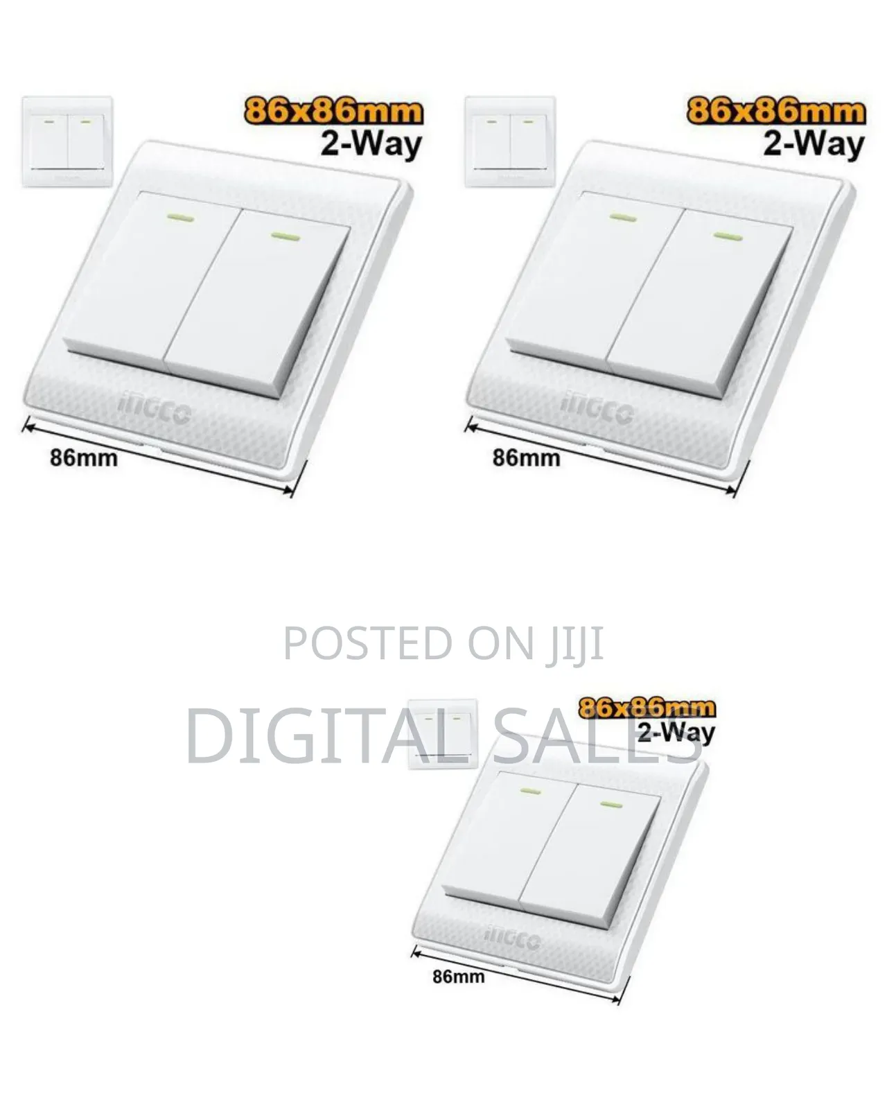 Ingco Hessh01103 - Switch (2-way) - Orange