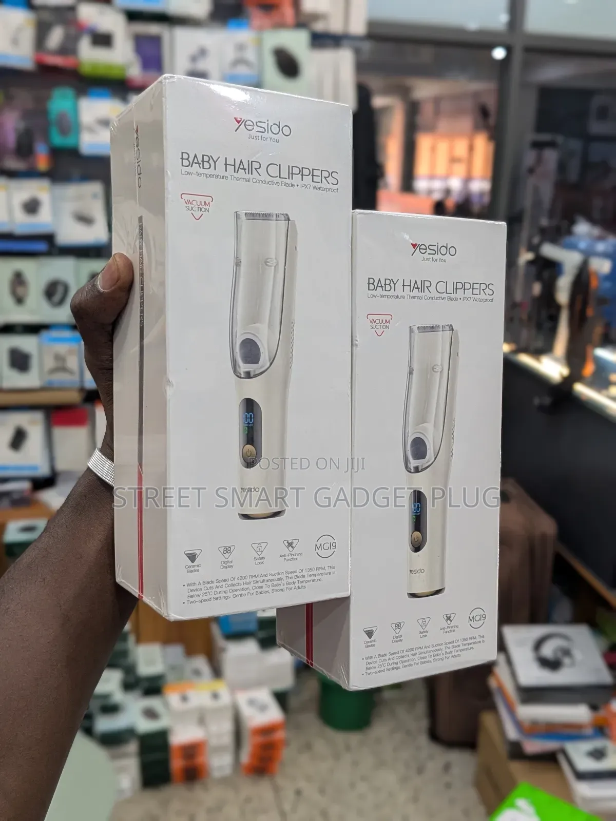 Yesido Baby Hair Clippers Vaccum Suction