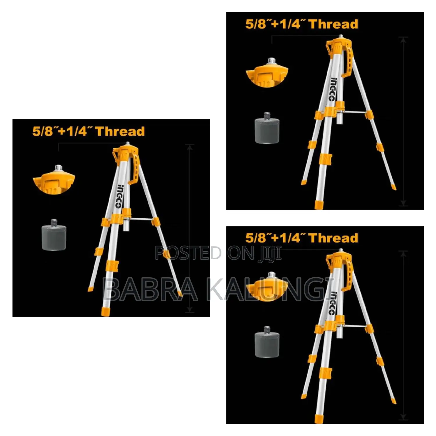 Ingco Aluminium Tripod Stand For Laser Levels