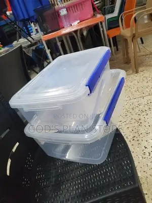 7litres Clear Plastic Storage Boxes