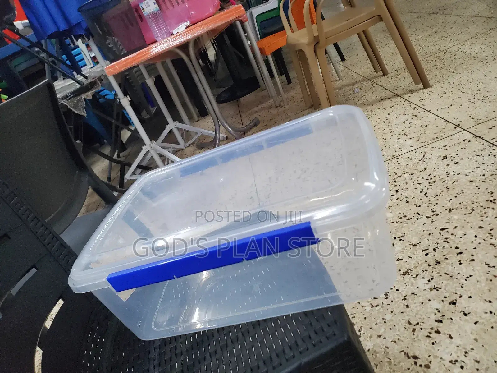 7litres Clear Plastic Storage Boxes