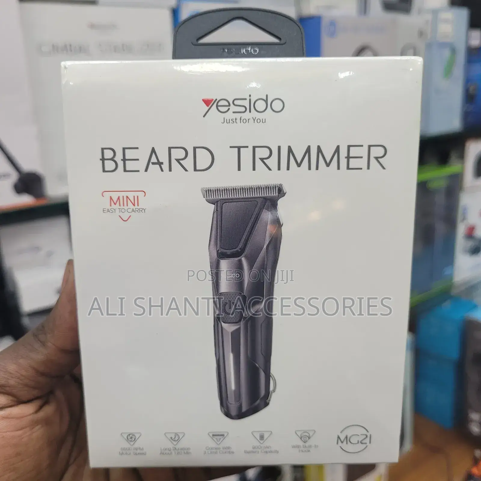 Rechargeable Mini Beard Trimmer Yesido