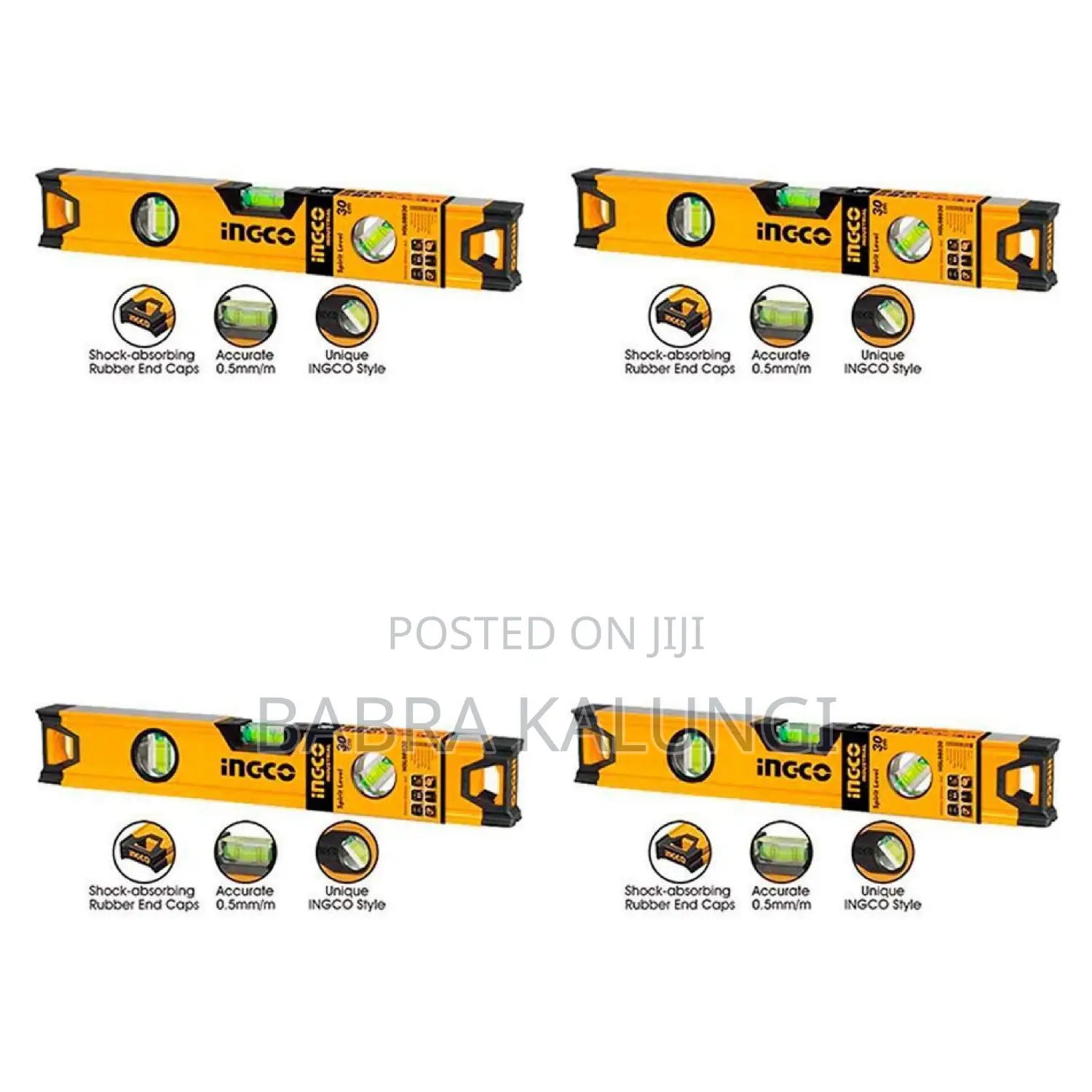 Ingco Hsl08030 - Spirit Level - Orange