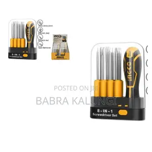 Ingco 9 PCS Interchangeable Screwdriver Set
