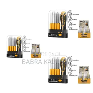 Ingco 9 PCS Interchangeable Screwdriver Set
