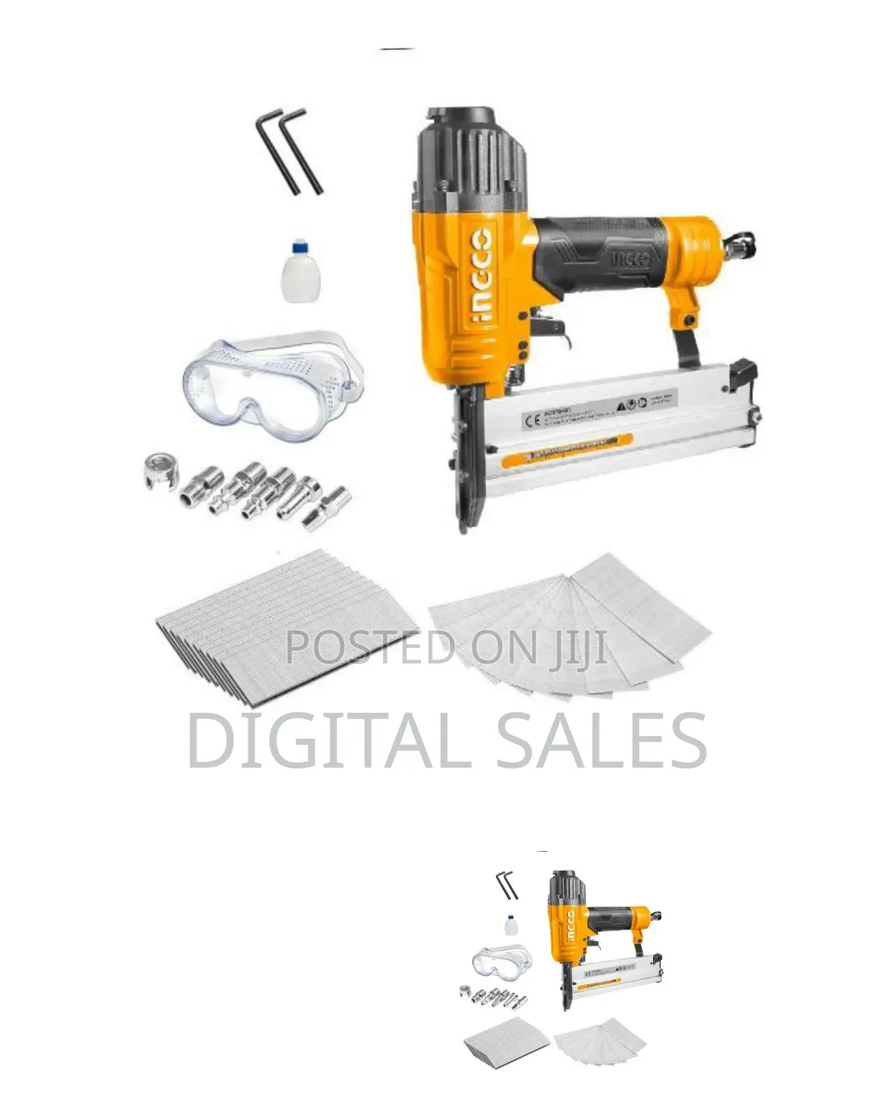 Ingco 2 in 1 Combo Air Brad Nailer Acn50401