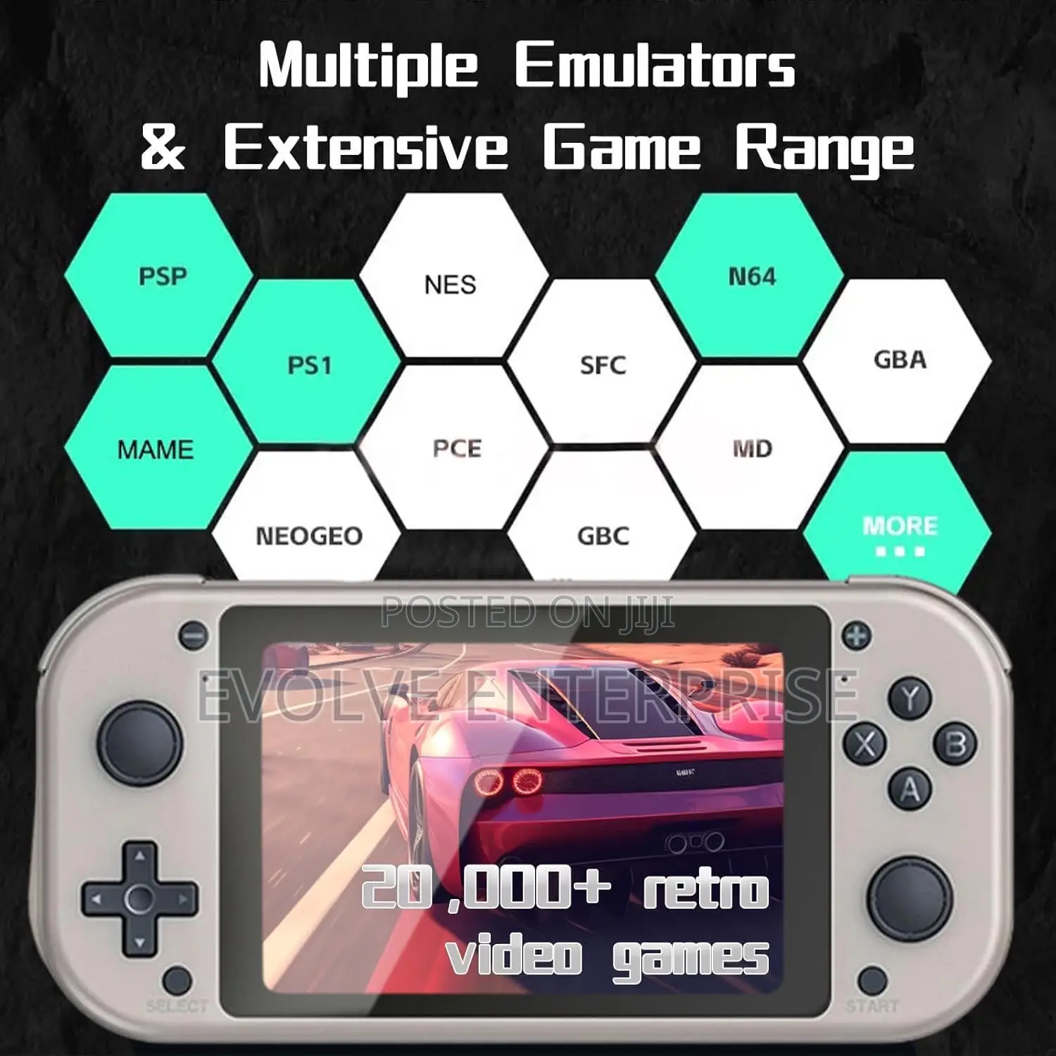Retro Handheld Portable Video Game Console - 4.3"