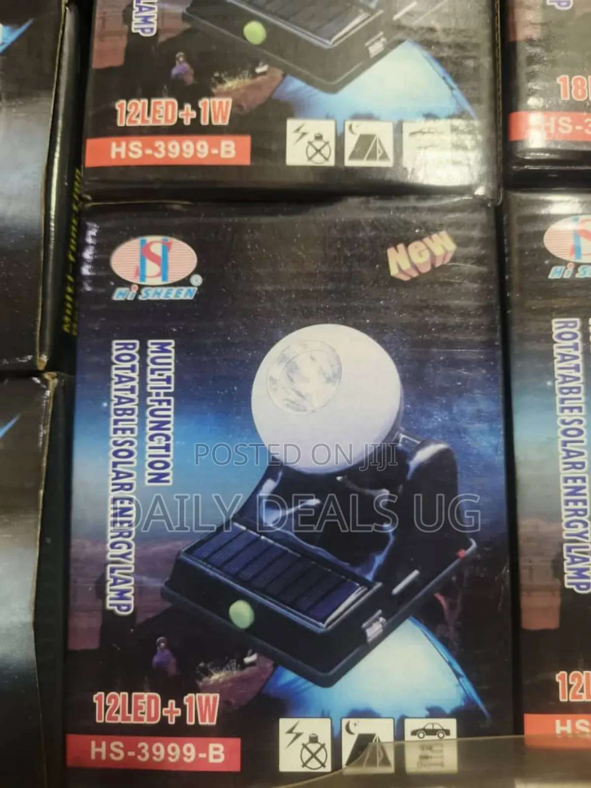 Multi-Function Rotatable Solar Energy Lamp