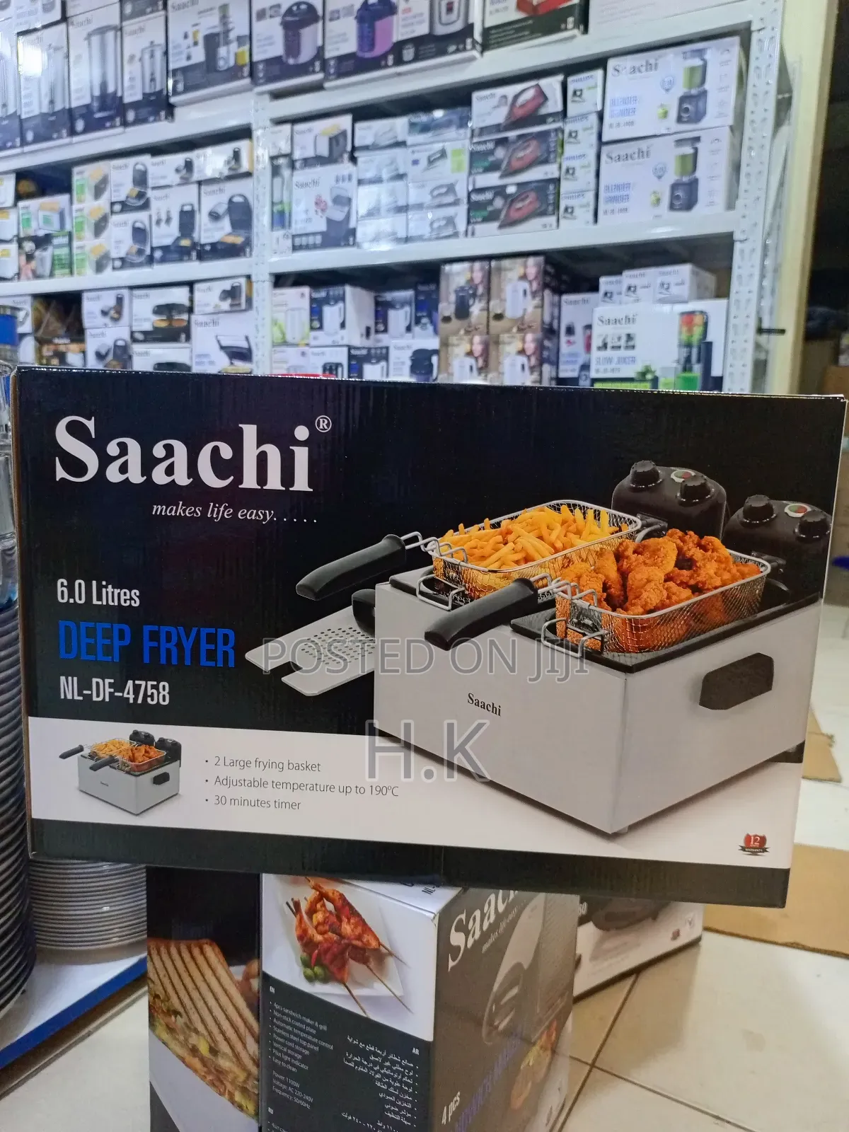 Saachi 6.0 Litre Deep Fryer, Model Nl-Df-4758.
