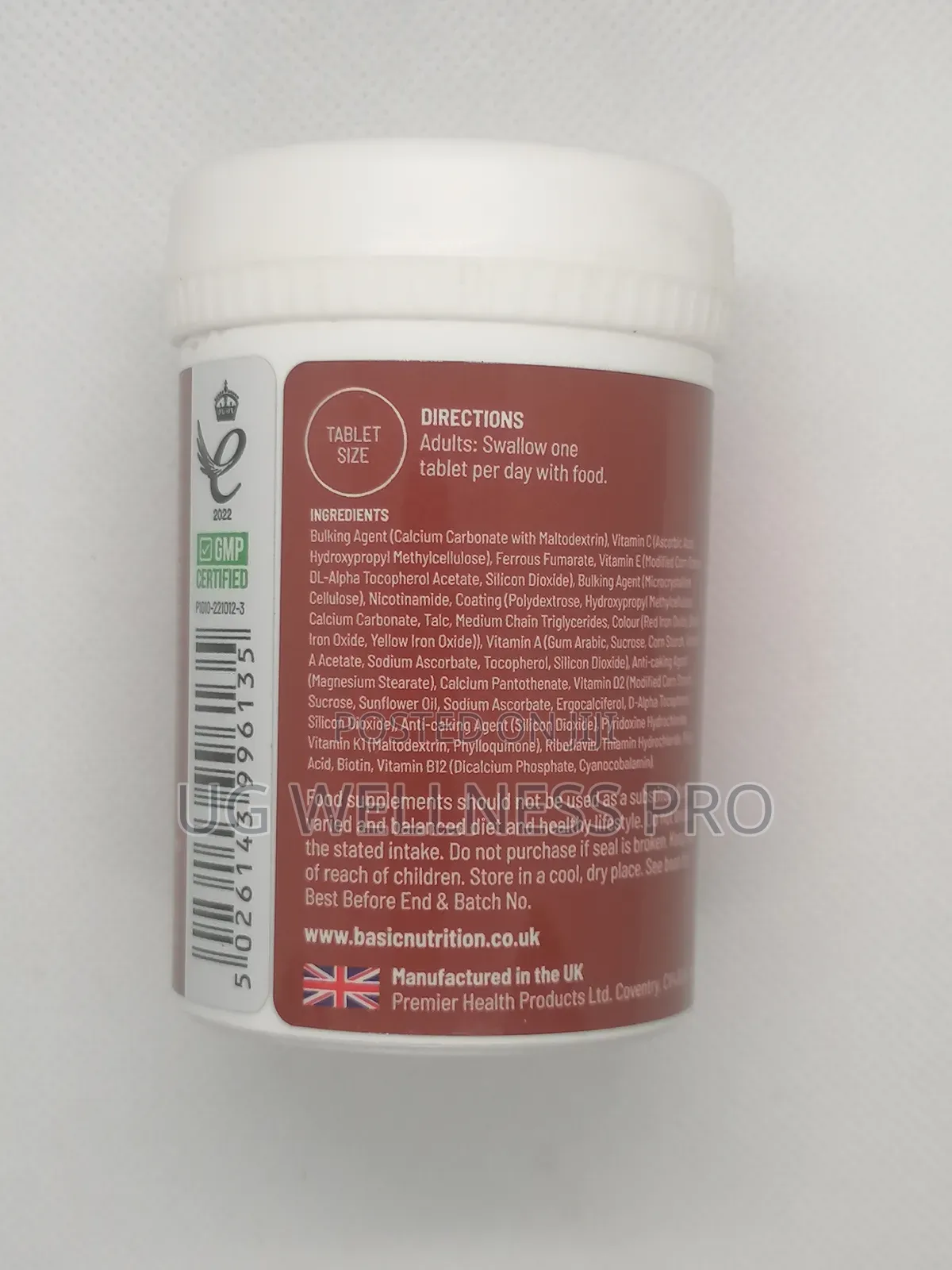 Basic Nutrition Multivitamins and Iron 60 Tablet