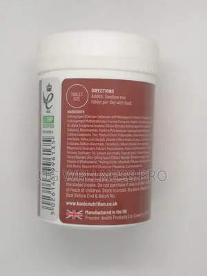 Basic Nutrition Multivitamins and Iron 60 Tablet